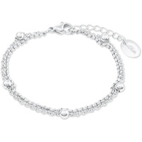 s.Oliver Armband Edelstahl Damen Armschmuck, 16+4 cm, Silber, Kommt in Schmuck Geschenk Box, 2022713