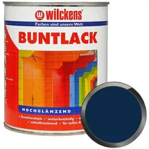 Wilckens Kunstharzlack Enzianblau 0,75 l