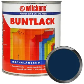 Wilckens Kunstharzlack Enzianblau 0,75 l