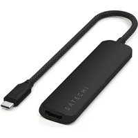 Satechi USB-C 4-in-1 Slim Multiport Adapter 4K Schwarz