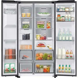 Samsung RS70F64KDFEF Side-by-Side (640 l, 1784 mm hoch, Schwarz)