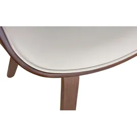deluke Esszimmerstuhl VIZON Kunstleder Eiche/creme 2er Set