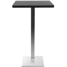 miliboo Bartisch Viereck  Schwarz