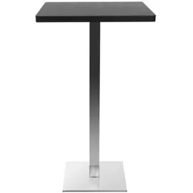 miliboo Bartisch Viereck  Schwarz