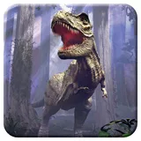 3D LiveLife Kork Matte - T-Rex-Szene von Deluxebase. Linsenförmige-3D-Kork Dinosaurier Untersetzer. rutschfeste Getränkematte mit Originalkunstwerk lizenziert vom bekannt Künstler David Penfound