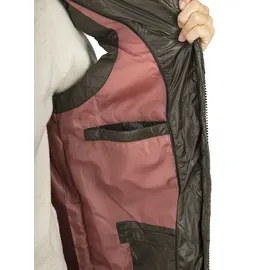 denimfy Weste DFCaro in Grün | Gr.: S