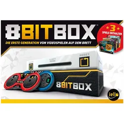 IELLO 515453 - Spielesammlung - 8 Bit Spiel Box Brettspiel Gesellschaftsspiele Spiel
