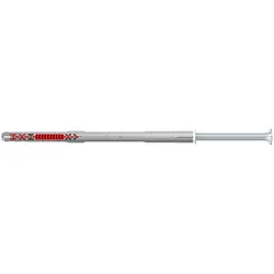 fischer 562159, Spreizdübel, Beton, Gipsblock, Mauerwerk, Nylon, Grau, Verzinkte