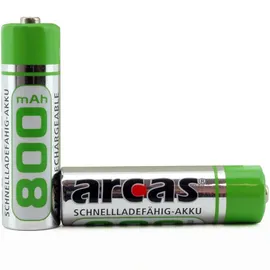 Arcas Akkus Ni-MH AA 2er Blister 800mAh 1,2V HR6 wiederaufladbar