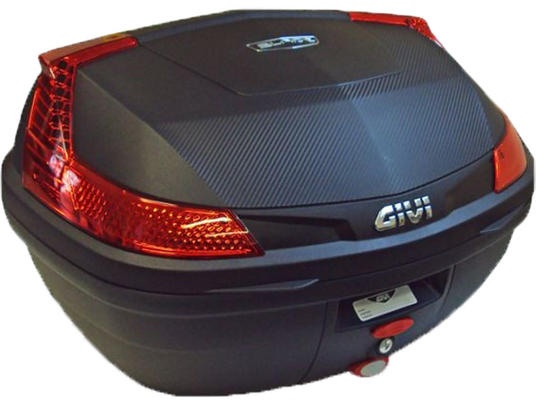 GIVI B47 Blade Monolock Topcase met plaat, zwart, 41-50l