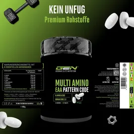 German Elite Nutrition Multi Amino EAA Geschmack Tabletten 500 Tabletten