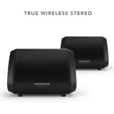 VONMÄHLEN – Air Beats Mini kabelloser Bluetooth Lautsprecher mit unverwechselbarem Sound – wasserdichte Musikbox für 13 Stunden Musikgenuss – kompatibel mit Allen Bluetooth-fähigen Endgeräten (Black)