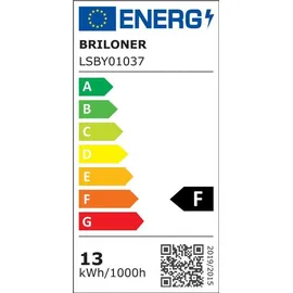 Briloner - LED Deckenlampe Bewegungsmelder IP54, LED Badlampe, Badezimmerleuchte Warmweiß