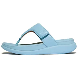 Fitflop Zehentrenner »F-MODE GO«, Sandale mit dämpfender MICROWOBBLEBOARD Technologie Fitflop hellblau 37