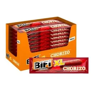 Bifi Fleischsnack Chorizo XL, herzhafte Salami, je 26g, 20 Stück