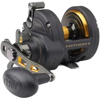 Penn Fathom II Star Drag Multirollen, 25| Right | Black Gold