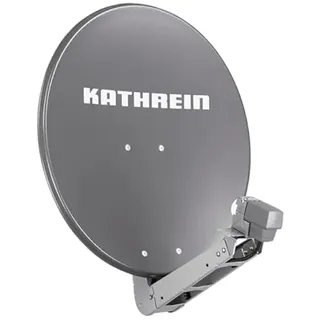 Kathrein CAS 70gr Single Set bestehend aus Sat-Antenne CAS 60 Graphit + LNB UAS 571 Single