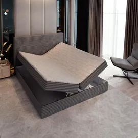 masseno Boxbett mit Bettkasten ¦ braun ¦ Maße cm B: 180 H: 98