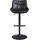 MID.YOU Barhocker 45 x 106 x 55 cm Schwarz