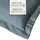 Beautissu Hochlehner Auflage 120 x 50 x 6 cm Taubenblau 2 St.