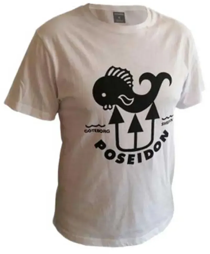 Poseidon Fish Kurzarm-t-shirt - White - XL