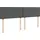 vidaXL Boxspringbett 180 x 200 cm Dunkelgrau