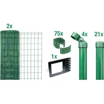 GAH Alberts Alberts Fix-Clip Pro zum Einbetonieren, grün 102 cm, hoch, 50 m, lang