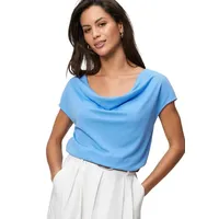 Zero Jerseyshirt mit Wasserfallausschnitt Ocean Blue | 34
