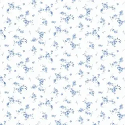 Sovie HOME Tischdecke Bonnie in Blau aus Linclass® Airlaid 80 x 80 cm, 1 Stück - Blumen Frühling zierlich