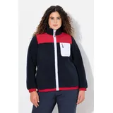 Ulla Popken Teddyfleece-Jacke Blau 54