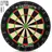 Kesser Dartscheibe Classic Sisal inkl. 9 Dartpfeilen mit Metallspitze