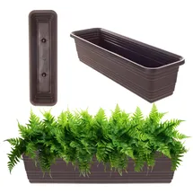 Kadax Blumenkasten 60 x 115 x 145 cm Braun