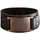 Saraswati Armband Blume des Lebens Leder braun Metalllegierung bronzefarben