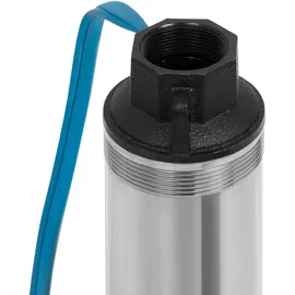 Eberth Tiefbrunnenpumpe 4" Edelstahl 550W 20m Kabel max. Förderhöhe 43m mit Schmutzsieb