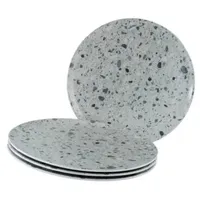 CreaTable Stone Collection Florenz Pizzateller 4-tlg Porzellan