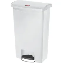 Rubbermaid Slim Jim Kunststoff Pedal vorne 50 l white