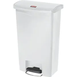 Rubbermaid Slim Jim Kunststoff Pedal vorne 50 l white