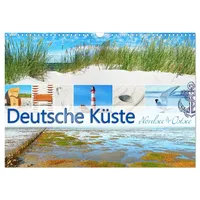 Calvendo Deutsche Küste - Nordsee und Ostsee (Wandkalender 2026