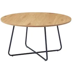Couchtisch Rund NOVARA - Farbauswahl Oiled Oak