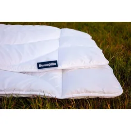 DUNLOPILLO Home Sommerdecke 155x220 cm | Leichte und Atmungsaktive Bettdecke - weiß,
