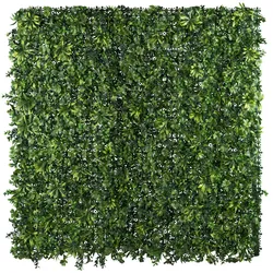 CREATIV green künstliche Pflanze Blättermatte 100x100cm, UV-beständig und schwer entflammbar