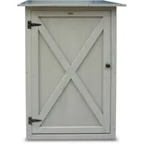 HABAU Benno Gartenschrank 76 x 56 x 117 cm Grau