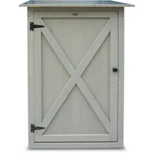 HABAU Benno Gartenschrank 76 x 56 x 117 cm Grau