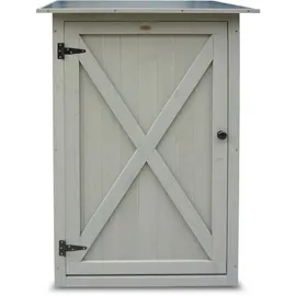 HABAU Benno Gartenschrank 76 x 56 x 117 cm Grau
