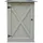 HABAU Benno Gartenschrank 76 x 56 x 117 cm Grau