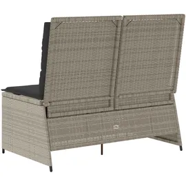 vidaXL Gartenbank 1-tlg 3394472 110 x 60 x 85 cm Hellgrau