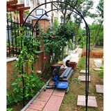 GueTTO Rosenbogen Hochzeitsbogen Gartenbogen Rankhilfe Torbogen Pergola aus Metall stabil wetterfest 200cm 180cm 160cm 140cm 120cm breit Rosenbogen Aus Edelstahl,W200*230cm