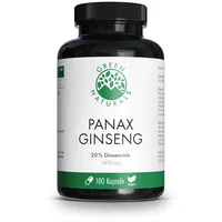 Heilpflanzenwohl GREEN NATURALS Panax Ginseng Hochdos.vegan Kapseln