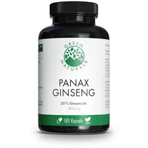 Heilpflanzenwohl GREEN NATURALS Panax Ginseng Hochdos.vegan Kapseln