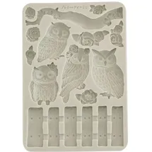 Stamperia Silicon Mould A5 Scrapbooking The Owl’s House